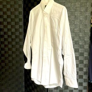 Nordstrom Men's Shop Tech Smart 34/35 Button-down Dress Shirt- White